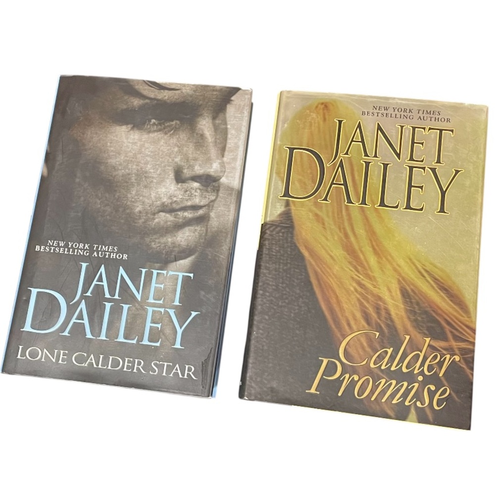 Janet Dailey hard cover books two
Calder Promise Lone Calder Star